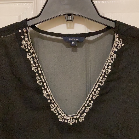 Reitmans XL dressy sheer top - Picture 3 of 5